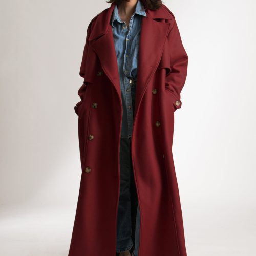 Bastet Noir Coats & Jackets EU36/US4 / Oxblood Red The Cara Coat