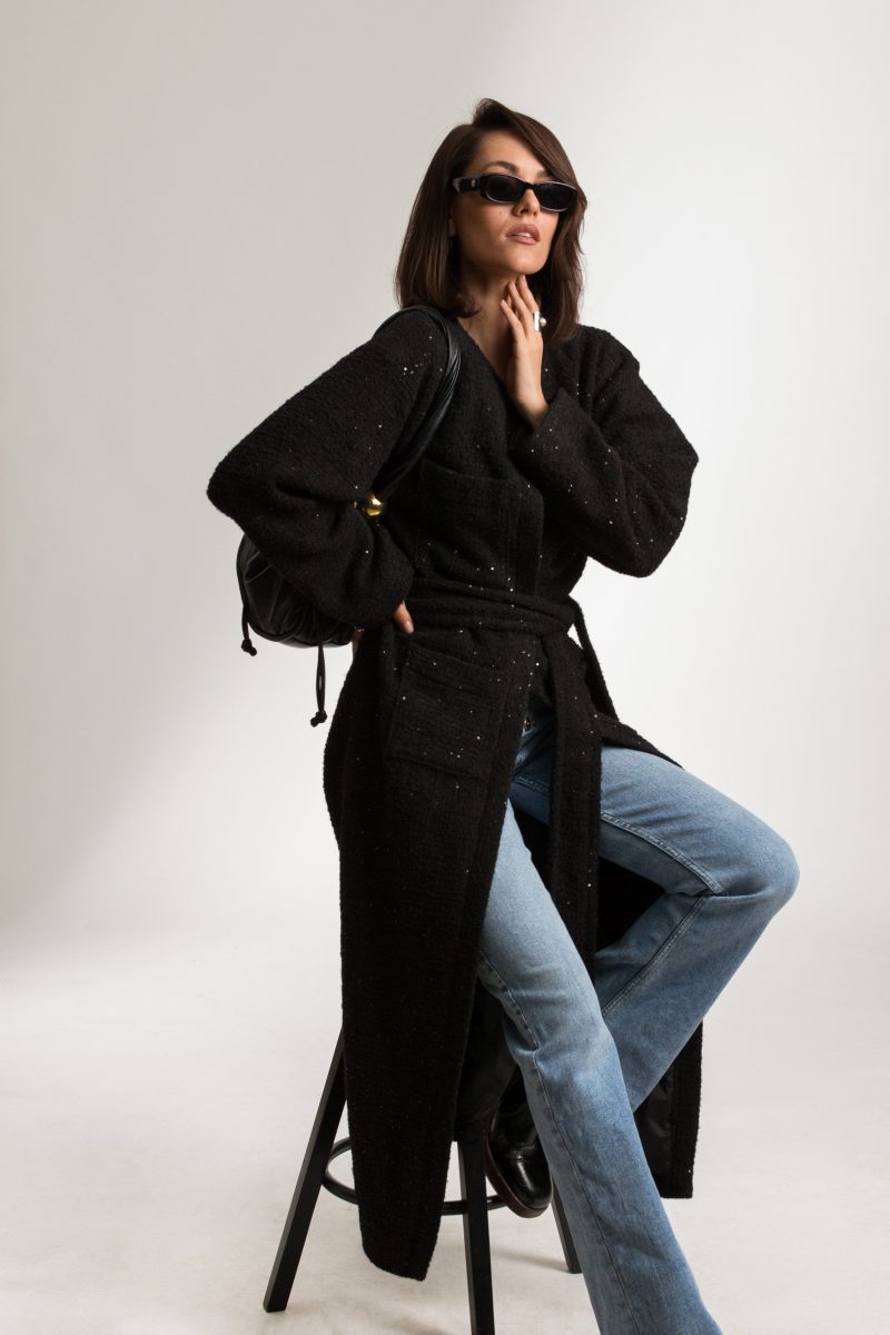 bastet noir coats jackets the lynda coat in wool boucle 41681496080642