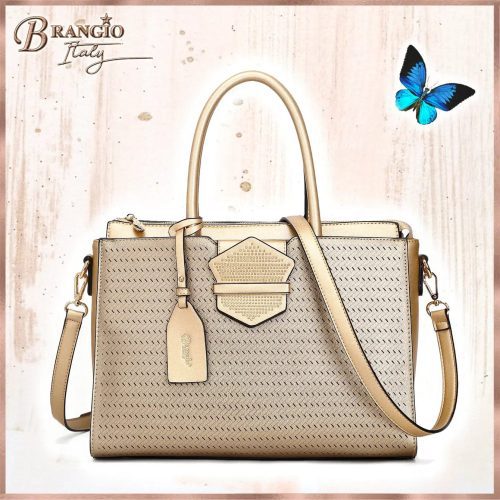 brangio italy collections handbag bi queen handmade medium satchel in gold l blue pink black or pearl white 41207726178562