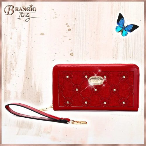 brangio italy collections handbag bi wildflower handmade wristlet wallet with multiple card pockets colors available 41173717582082