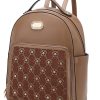 Brangio Italy Collections Handbag Brown BI Wildflower Blossom Work & Travel Backpack in Red, Brown, Green, or Black