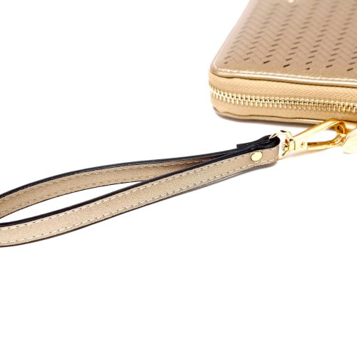 brangio italy collections wallet bi jet set handmade wristlet wallet in l blue black gold pink or pearl white 41207785586946