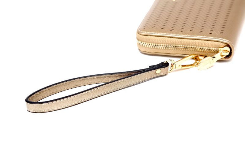 brangio italy collections wallet bi jet set handmade wristlet wallet in l blue black gold pink or pearl white 41207785586946