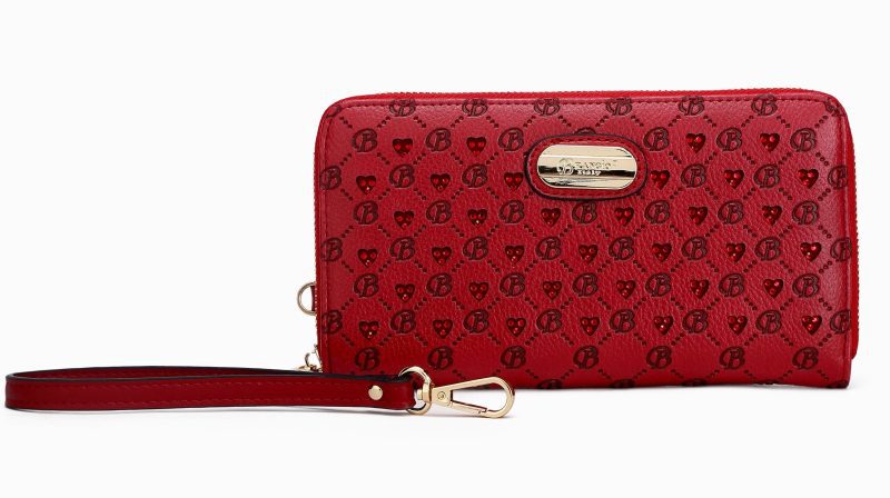 brangio italy collections women s toe millionaire queen double layer crystal engraved tote wallet bi 40677329797378