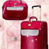 Brangio Italy Luggage Handbag Rose Luggage + Handbag BI Sleek & Steady 2PC Set | Signature Away Luggage Set for Travel with Crossbody Bag