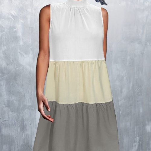 ClaudiaG Dress Pastel Yellow / S Andy Color Block Dress