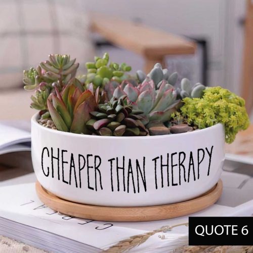 Message in a Planter - 6" Round