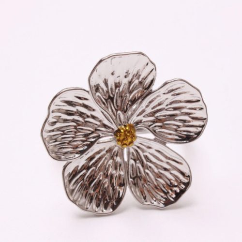 ClaudiaG 5 Leaf Flower Napkin Ring -Set of 6