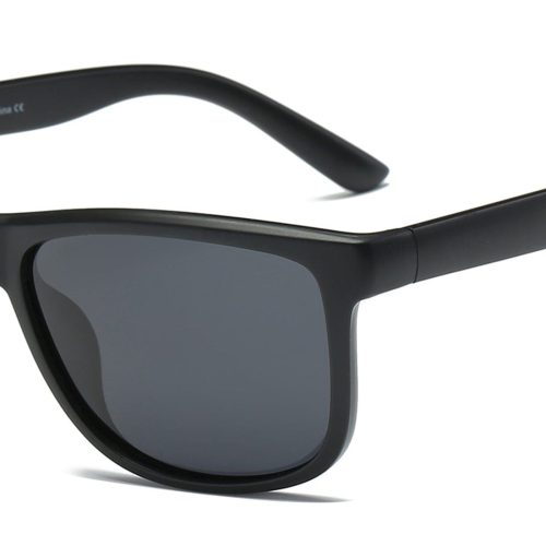 Cramilo Eyewear Sunglasses Black Kyler - Square Retro Flat Top Polarized Sunglasses