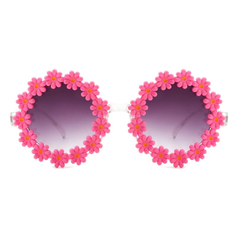 cramilo eyewear sunglasses ysabelia round daisy flower shape circle party floral women sunglasses 41256365883650