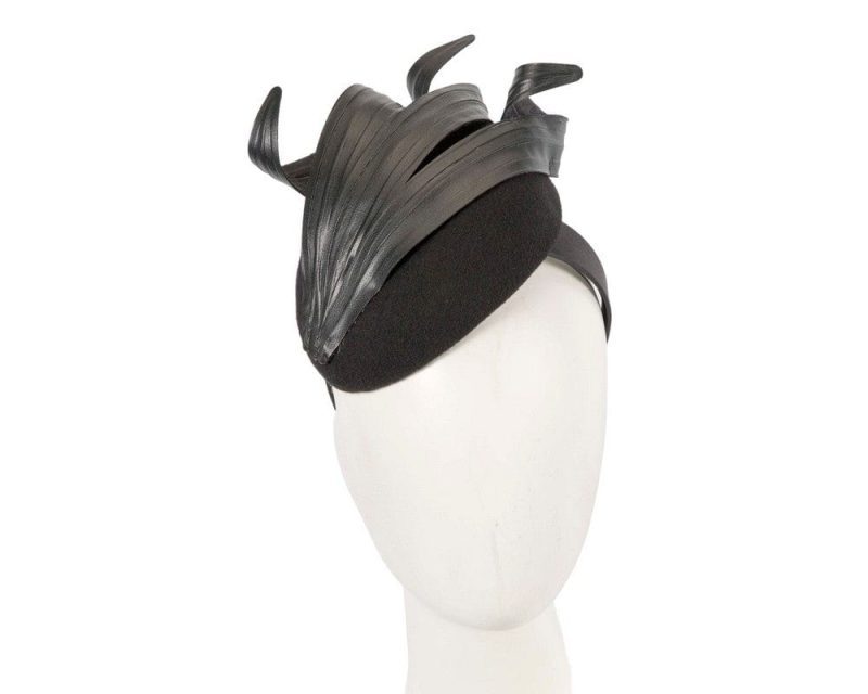 cupids millinery women s hat black black winter racing fascinator by fillies collection f679b 38989173457154