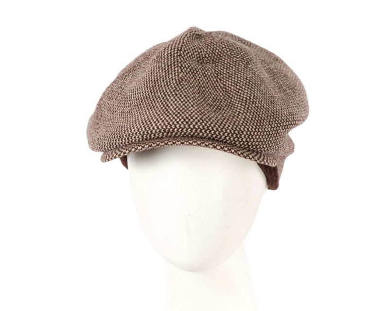 cupids millinery women s hat brown warm brown wool winter fashion beret by max alexander jr015br 38956525420802