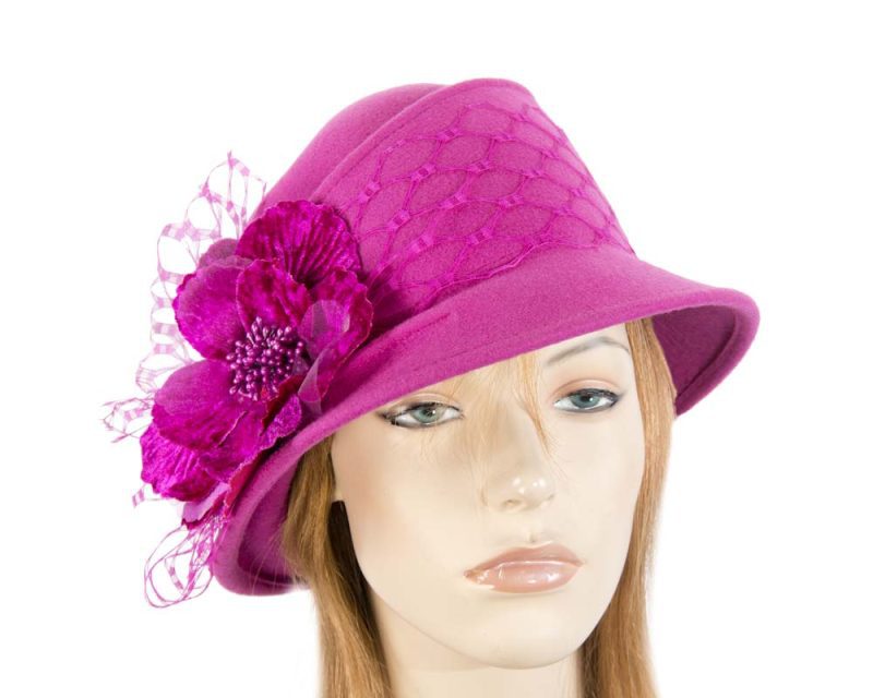 cupids millinery women s hat fuchsia fuchsia ladies winter fashion felt hat buy online in australia f569f f569f 38956860801282