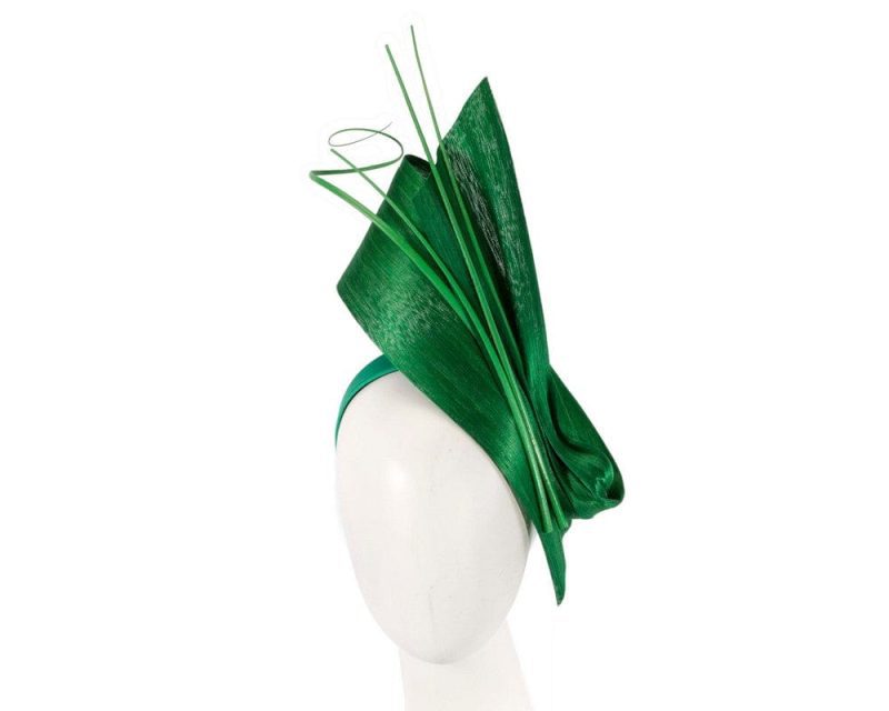 cupids millinery women s hat green edgy green fascinator by fillies collection s279grn 39100190130434