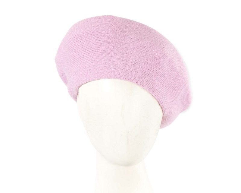 cupids millinery women s hat pink classic woven pink beret by max alexander jr014pi 38956530925826