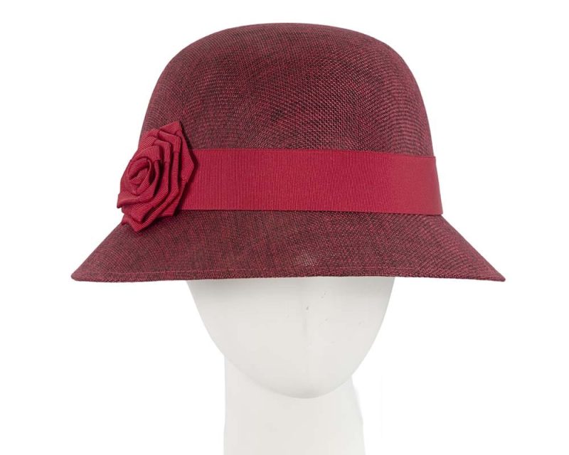 cupids millinery women s hat red burgundy burgundy red cloche hat ma732r 38956863127810