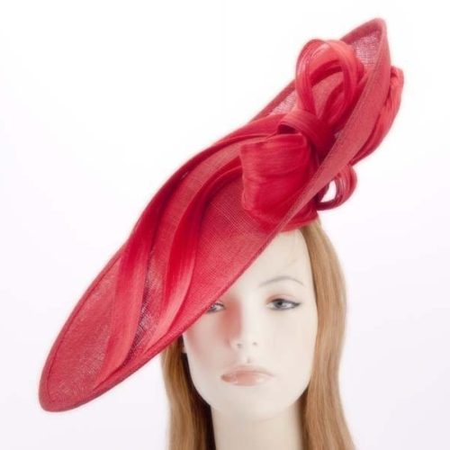 cupids millinery women s hat red large red fascinator hat for melbourne cup ascot races buy online in aus s131r s131r 38956835602690