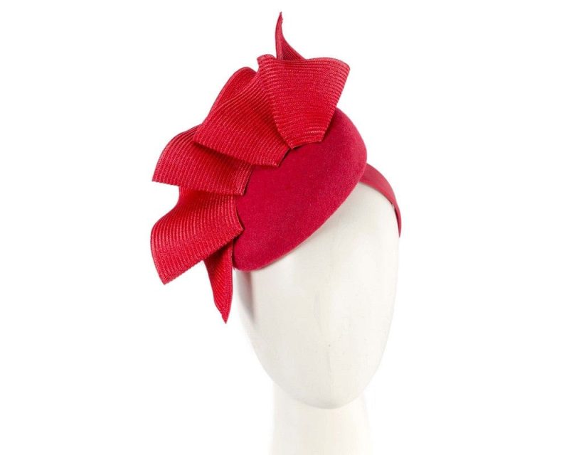 cupids millinery women s hat red red pillbox fascinator by fillies collection f681r 38956526698754