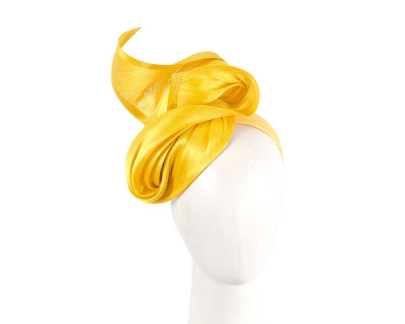 cupids millinery women s hat yellow yellow designers racing fascinator by fillies collection s280y 39091654263042