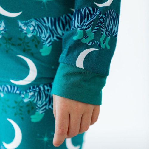 eclipse kids pajamas midnight tigers long sleeve 2 piece set 41490227462402