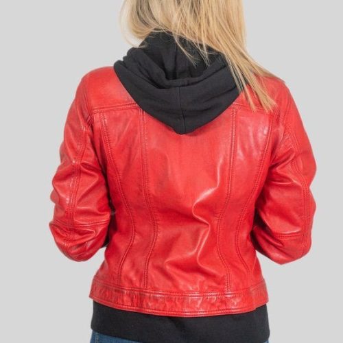 fadcloset women s outerwear fadcloset annalise womens leather jacket red fadcloset annalise womens leather jacket red 42053510889730