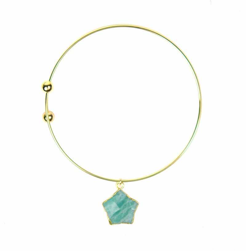 gena myint bracelets gena myint amazonite star charm adjustable bracelet 5f69ecf4e424b 41671265943810