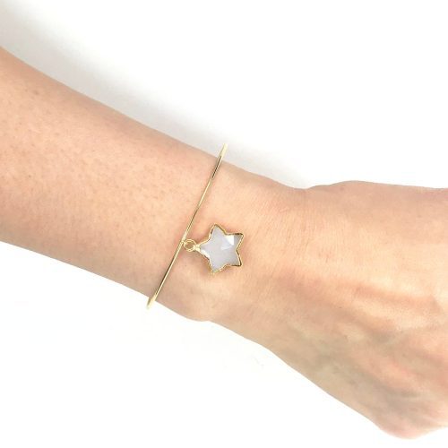 gena myint bracelets gena myint moonstone star charm adjustable bangle 5f69ed00871ca 39387907260674