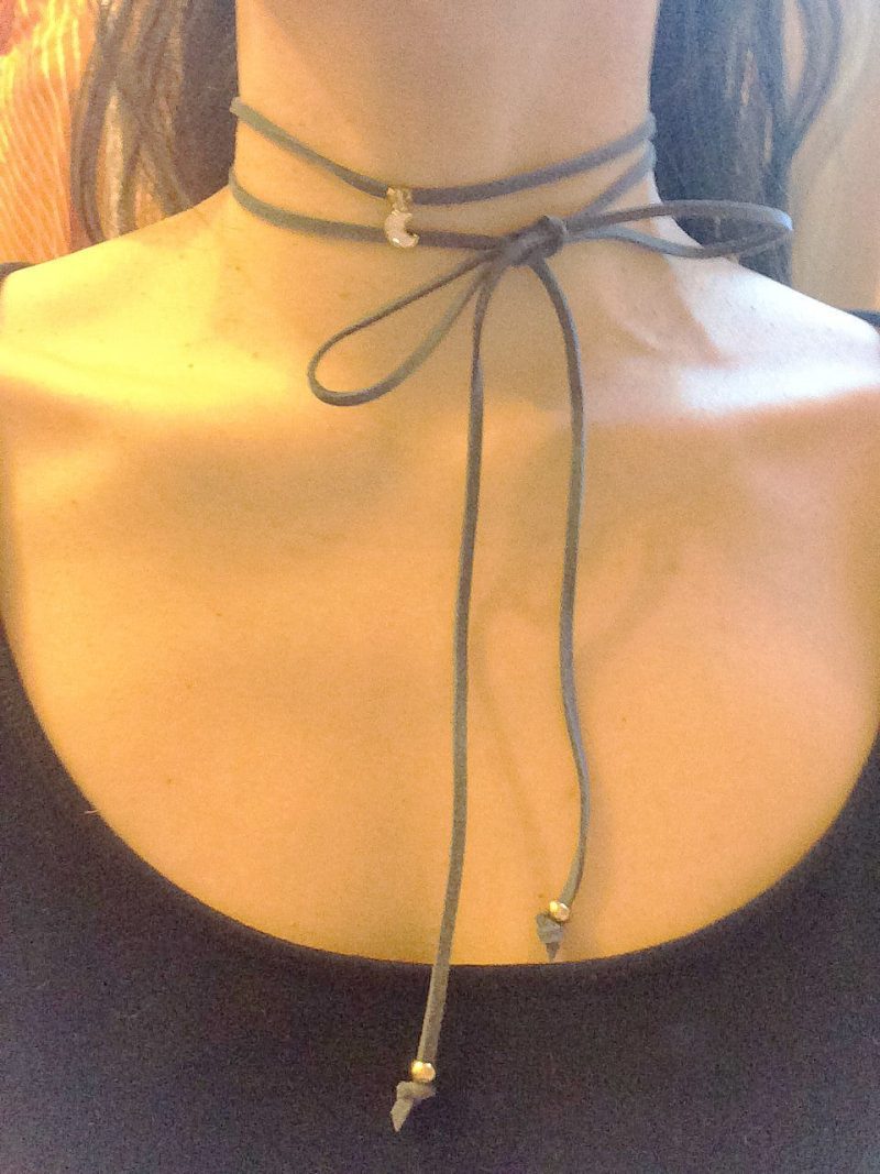 gena myint necklace gena myint crescent moon grey suede choker 5f69f0929edd9 38915793584386