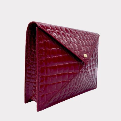 gunas new york bags luggage women s bags clutches about last night women s ruby red vegan clutch gunas abl b 36527967437058