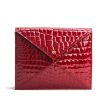 GUNAS NEW YORK Bags & Luggage - Women's Bags - Clutches About Last Night - Women's Ruby Red Vegan Clutch | GUNAS