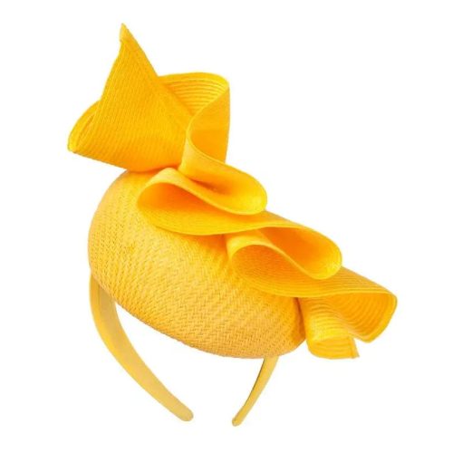 himelhoch s department store women s hat yellow yellow fascinator by fillies collection s259ly 38761296822530