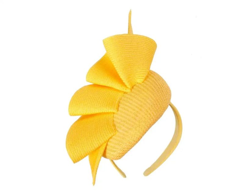 himelhoch s department store women s hat yellow yellow fascinator by fillies collection s259ly 38761296855298