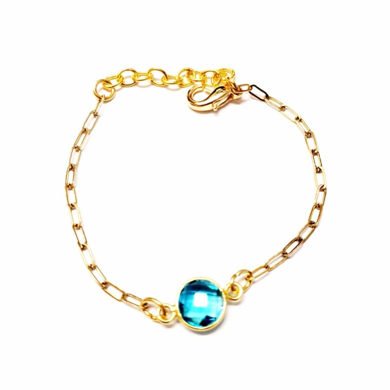 minu jewels bracelets gold blue blue quartz bracelet 20 blueqtz b 47751785 39834090537218