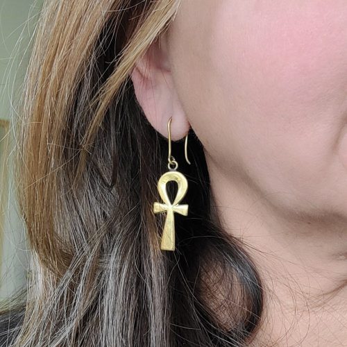 minu jewels earrings ankh key of life earrings 40123372241154