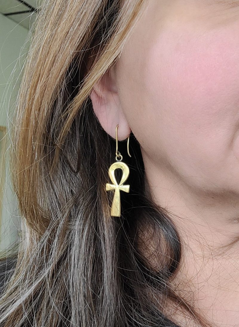 minu jewels earrings ankh key of life earrings 40123372241154