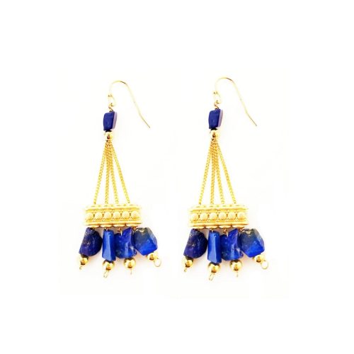 MINU Jewels Earrings Lapis Women's Xena Chandeliers Earrings in Turquoise or Lapis  | MINU