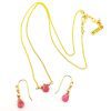 MINU Jewels Gift Set Bubblegum/Gold Tourmaline Gumdrop Solitaire Gift Set