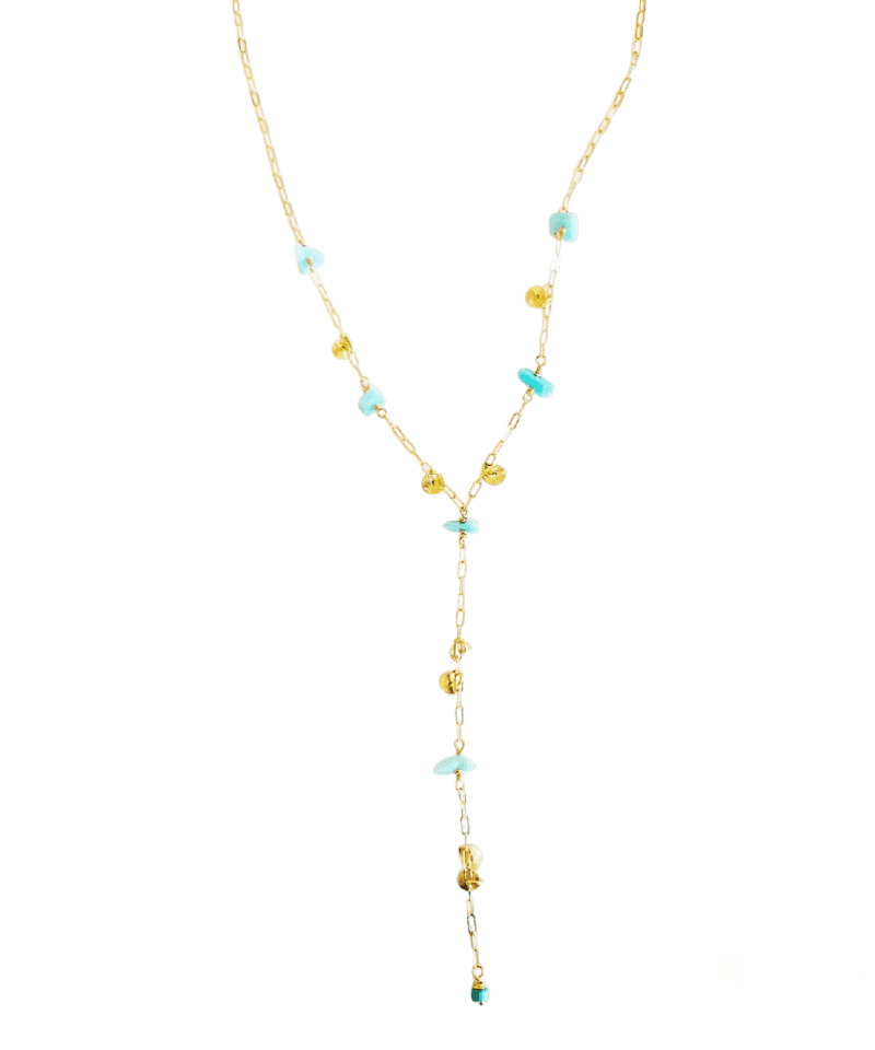 minu jewels necklace 14 nefatari amazonite necklace with gold plated accents minu 21 nefat n 84184937 39496846344450