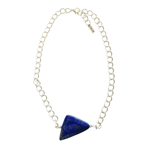 minu jewels necklace minu jewels alterado necklace in gold plated accents with lapis 41889674854658