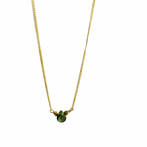 minu jewels necklace tourmaline drop necklace 40095285281026