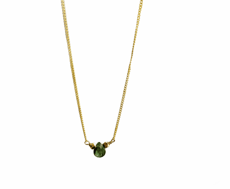 minu jewels necklace tourmaline drop necklace 40095285281026