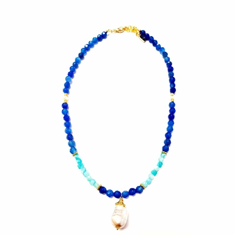 minu jewels necklaces blue perla azul necklace 20 perlazul n 17998441 39834090897666