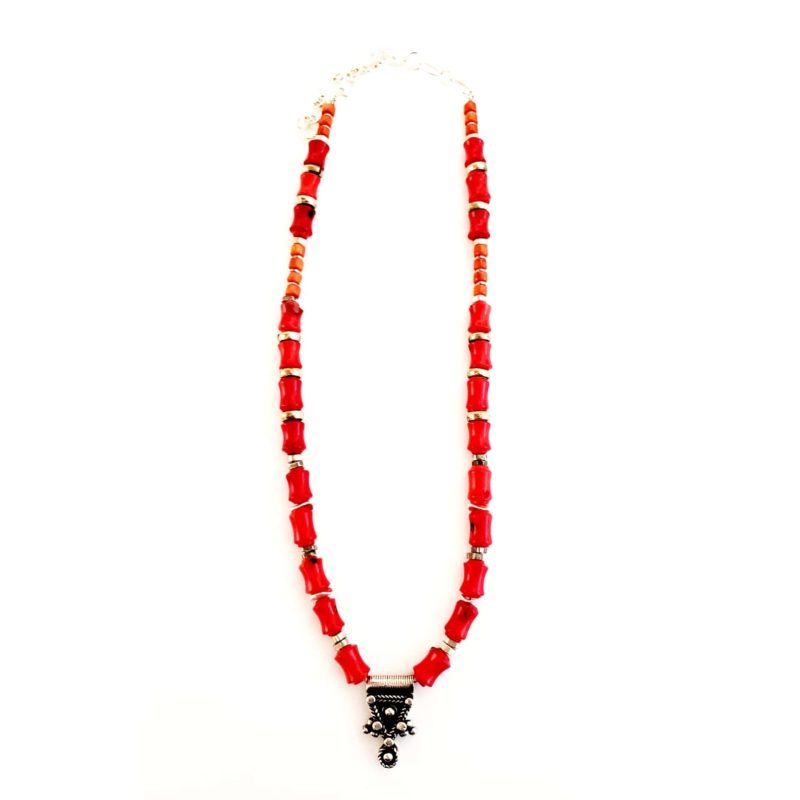 minu jewels necklaces red coral hamra necklace 20 hamra n 05846377 39834089128194