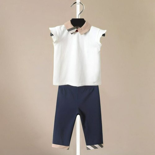 ONEAKIDS Baby & Toddler clothing BLUE / 12-18M Classic Girls' Top & Bottom Matching Set