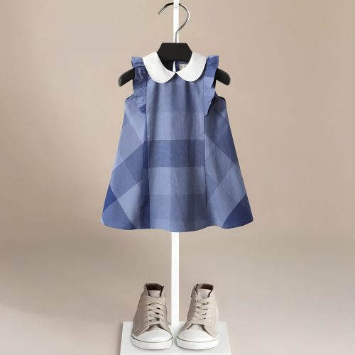 ONEAKIDS Baby & Toddler Outfits BLUE / 12-18M Aurora Retro Cotton Dress for Girls 1-7 Years