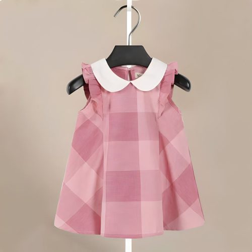 ONEAKIDS Baby & Toddler Outfits PINK / 12-18M Aurora Retro Cotton Dress for Girls 1-7 Years