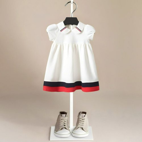 ONEAKIDS WHITE / 12-18M Classic Kate Dress in two Colors