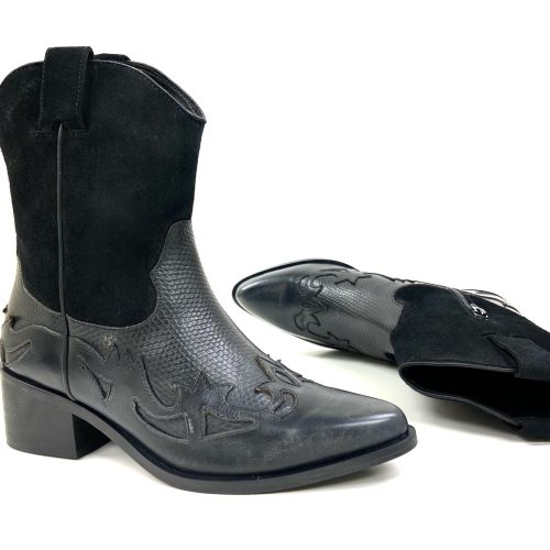 oobash venti black mid calf western boot 41847076258050