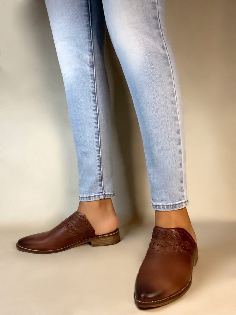 oobash women s mules ali brown pointed mules 41852607561986