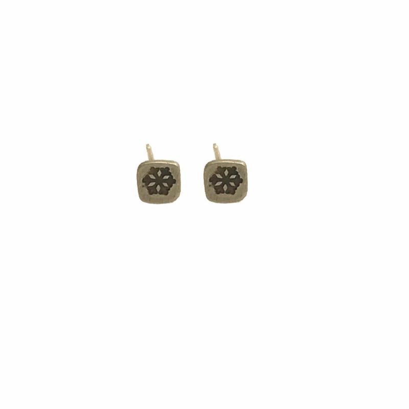 pattie parkhurst jewelry earrings unique tiny snowflake stud earrings 39557893685506